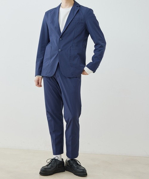  j.n.r.d（ジェー・エヌ・アール・ディー）の「【セットアップ対応】j.n.r.d/ナイロンハニカムニットイージートラウザー（スラックス・メンズ・ネイビー/チャコールグレー・L/LL/M）」の5枚目の写真