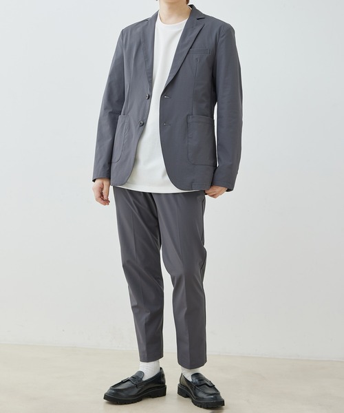  j.n.r.d（ジェー・エヌ・アール・ディー）の「【セットアップ対応】j.n.r.d/ナイロンハニカムニットイージートラウザー（スラックス・メンズ・ネイビー/チャコールグレー・L/LL/M）」の7枚目の写真