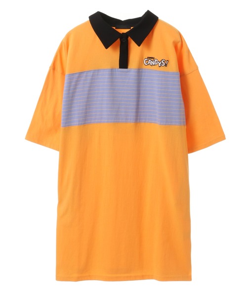 Candy Stripper（キャンディストリッパー）の「PEPE IN COMICS POLO ワンピース（ワンピース・レディース・ブラック/ブルー/パープル/イエロー・2）」の7枚目の写真