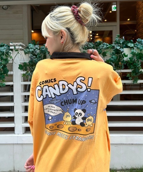 Candy Stripper（キャンディストリッパー）の「PEPE IN COMICS POLO ワンピース（ワンピース・レディース・ブラック/ブルー/パープル/イエロー・2）」の19枚目の写真