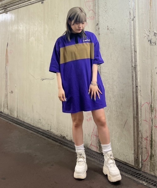 Candy Stripper（キャンディストリッパー）の「PEPE IN COMICS POLO ワンピース（ワンピース・レディース・ブラック/ブルー/パープル/イエロー・2）」の20枚目の写真