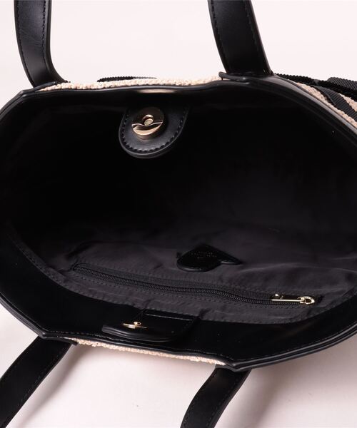 LANVIN en Bleu（ランバンオンブルー）の「バリエ 2wayかごバッグ（かごバッグ・レディース・ブラック・FREE）」の4枚目の写真