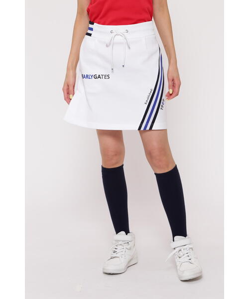 PEARLY GATES(パーリーゲイツ)の「【PEARLY GATES】チェックインレイジャガード スカート(スカート・レディース・ネイビー/ホワイト/ブルー・SMALL/MEDIUM)」の4枚目の写真