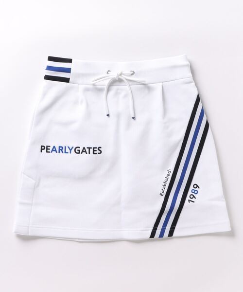 PEARLY GATES(パーリーゲイツ)の「【PEARLY GATES】チェックインレイジャガード スカート(スカート・レディース・ネイビー/ホワイト/ブルー・SMALL/MEDIUM)」の5枚目の写真