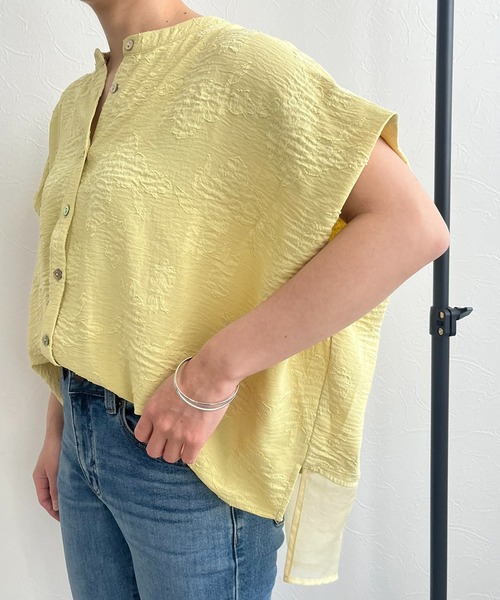 【美品】エムエイチエル・長袖シャツ・ブラウス・ボックスシルエット・レギュラーカラ Loose silhouette Regular collar shirt /setup/ ルーズ