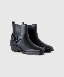 BENETTON (UNITED COLORS OF BENETTON) | メタルパーツベルトショートブーツ(ブーツ)