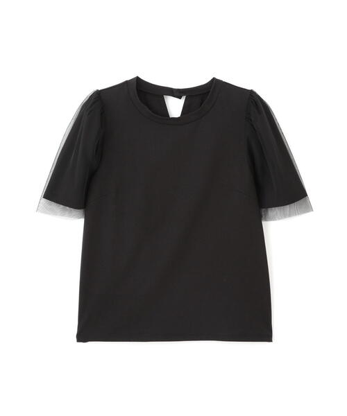 PROPORTION BODY DRESSING（プロポーションボディドレッシング）の「袖チュールカットソー / 1214160408（Tシャツ/カットソー・レディース・グレー/ブラック/ホワイト・FREE）」の10枚目の写真