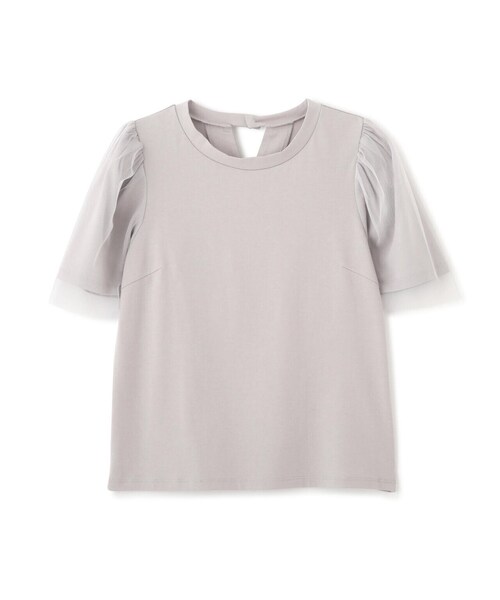 PROPORTION BODY DRESSING（プロポーションボディドレッシング）の「袖チュールカットソー / 1214160408（Tシャツ/カットソー・レディース・グレー/ブラック/ホワイト・FREE）」の16枚目の写真