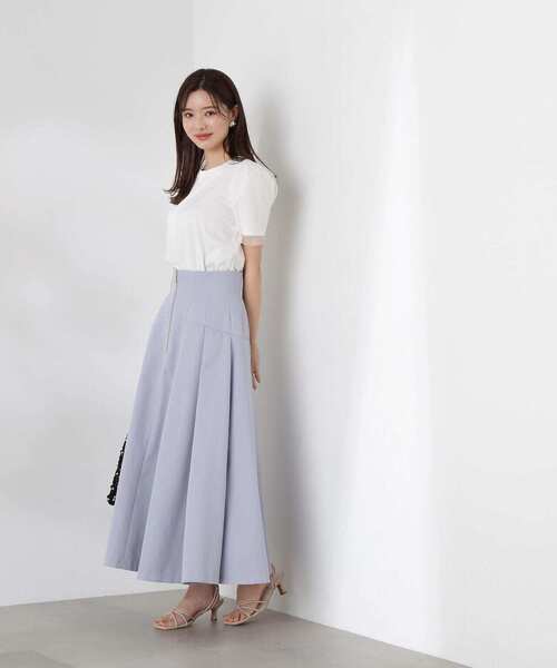 PROPORTION BODY DRESSING（プロポーションボディドレッシング）の「袖チュールカットソー / 1214160408（Tシャツ/カットソー・レディース・グレー/ブラック/ホワイト・FREE）」の5枚目の写真