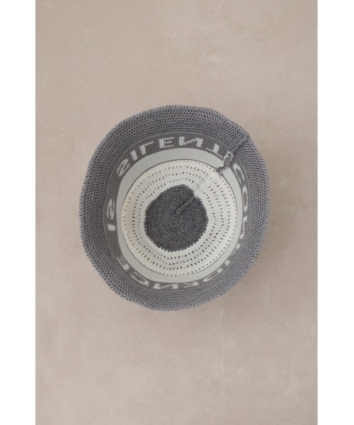 AZUL by moussy（アズールバイマウジー）の「ロゴニットバケットハット（ハット・メンズ・グレー系その他/ブラック系その他・FREE）」の4枚目の写真