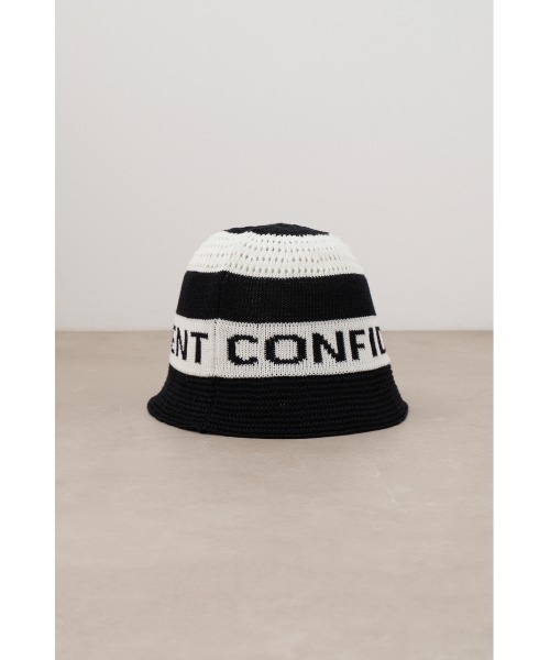 AZUL by moussy（アズールバイマウジー）の「ロゴニットバケットハット（ハット・メンズ・グレー系その他/ブラック系その他・FREE）」の14枚目の写真