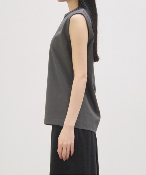 CINOH/チノ】別注 REFINA SLEEVELESS T-SHIRT/リフィナコットン