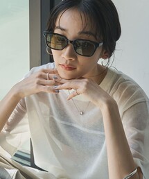 coen | ケース付きファッションカラーグラス／スクエア(サングラス)