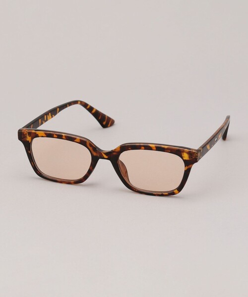 coen（コーエン）の「ケース付きファッションカラーグラス／スクエア（サングラス・レディース・ブラック/ダークブラウン・FREE）」の11枚目の写真