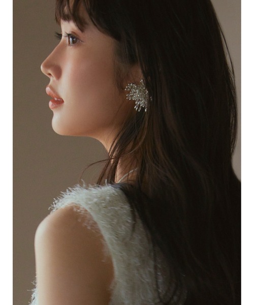 FRAY I.D(フレイアイディー)の「シャワーパールイヤリング(イヤリング・レディース・ホワイト/シルバー・FREE)」の11枚目の写真