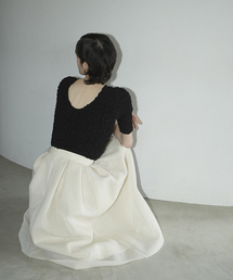 CLANE | 【CLANE/クラネ】 SHIRRING CROPPED TOPS：トップス(シャツ/ブラウス)