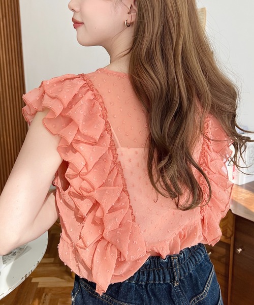 glamlips ラメ SHEER ヌーディー ブラウス シャツ⭐︎完売品⭐︎ glamlips ラメ SHEER ヌーディー ブラウス シャツ⭐︎完売品⭐︎