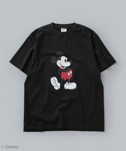 Disney(ディズニー)の「ROCK STANLE(ロックスタンレー)別注 MICKEY / プリントTシャツ(WEB限定カラー)(Tシャツ/カットソー・メンズ・ホワイト/コバルトブルー/ダークグレー・XL/L/M)」の2枚目の写真