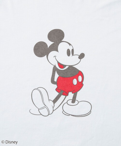 Disney(ディズニー)の「ROCK STANLE(ロックスタンレー)別注 MICKEY / プリントTシャツ(WEB限定カラー)(Tシャツ/カットソー・メンズ・ホワイト/コバルトブルー/ダークグレー・XL/L/M)」の9枚目の写真