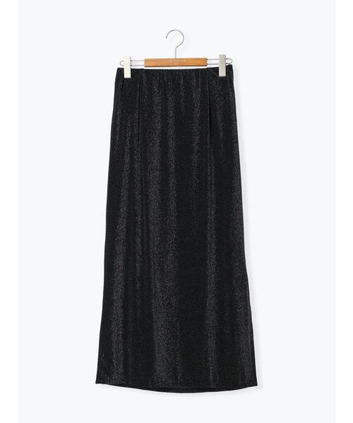 Lugnoncure（ルノンキュール）の「ラメ混ナロースカート（スカート・レディース・ブラック/オフホワイト/チャコールグレー・F）」の15枚目の写真