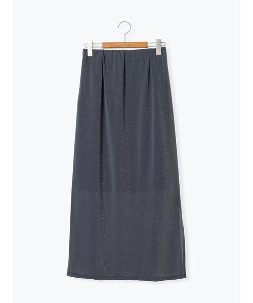 Lugnoncure（ルノンキュール）の「ラメ混ナロースカート（スカート・レディース・ブラック/オフホワイト/チャコールグレー・F）」の17枚目の写真