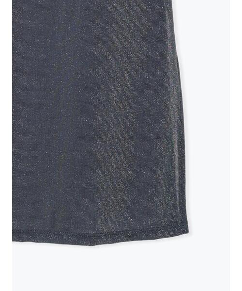 Lugnoncure（ルノンキュール）の「ラメ混ナロースカート（スカート・レディース・ブラック/オフホワイト/チャコールグレー・F）」の21枚目の写真