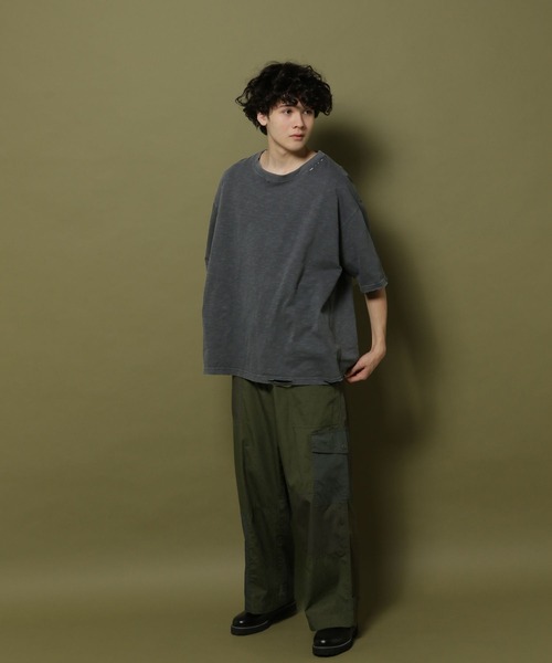 セール】【NATOKii(ネイトゥーキー)】スラブダメージT（Tシャツ