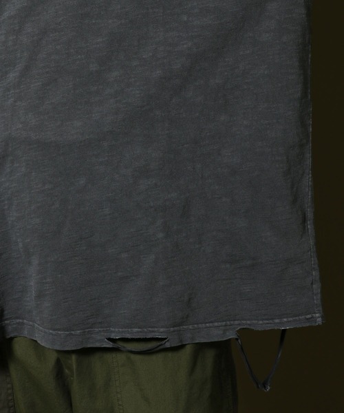 niko and...(ニコアンド)の「【NATOKii(ネイトゥーキー)】スラブダメージT(Tシャツ/カットソー・メンズ・ベージュ/スモーク・MEDIUM/LARGE)」の12枚目の写真