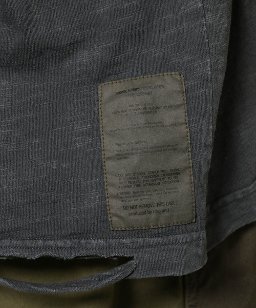 niko and...(ニコアンド)の「【NATOKii(ネイトゥーキー)】スラブダメージT(Tシャツ/カットソー・メンズ・ベージュ/スモーク・MEDIUM/LARGE)」の15枚目の写真