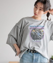 LOWRYS FARM | ＳＣＯＲＰＩＯＮＳリメイクＢＡＮＤソデフリルＳＳ 115252(Tシャツ/カットソー)