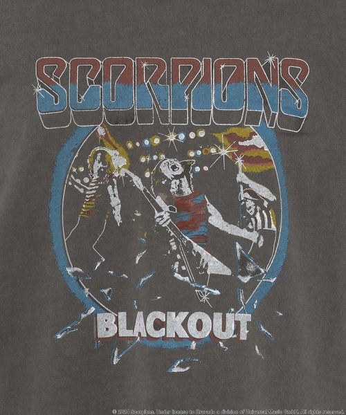 LOWRYS FARM(ローリーズファーム)の「SCORPIONSリメイクBANDソデフリルSS 115252(Tシャツ/カットソー・レディース・グレー/チャコールグレー・FREE)」の9枚目の写真