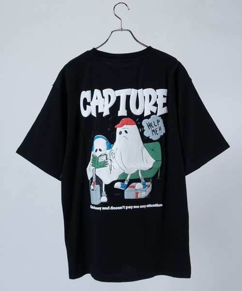 JOHN'S CLOSET(ジョンズクローゼット)の「【13】アソートデザイン 発泡/蓄光 プリント ビッグシルエット Tシャツ(Tシャツ/カットソー・メンズ・ブルー/ラベンダー/ホワイト系1/ホワイト系2/ホワイト系3/ホワイト系4/ホワイト系5/ブラック系1/ブラック系2/ブラック系3/ブラック系4/ブラック系5/スモークピンク/グリーン系1/ホワイト系7/ピンク系1/グレー系1/ホワイト系6/ブラック系6/ブラック系7/グレー系2・MEDIUM/LARGE)」の9枚目の写真