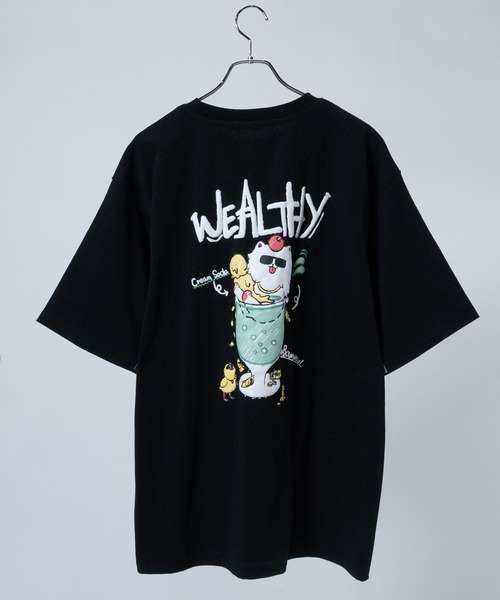 JOHN'S CLOSET(ジョンズクローゼット)の「【13】アソートデザイン 発泡/蓄光 プリント ビッグシルエット Tシャツ(Tシャツ/カットソー・メンズ・ブルー/ラベンダー/ホワイト系1/ホワイト系2/ホワイト系3/ホワイト系4/ホワイト系5/ブラック系1/ブラック系2/ブラック系3/ブラック系4/ブラック系5/スモークピンク/グリーン系1/ホワイト系7/ピンク系1/グレー系1/ホワイト系6/ブラック系6/ブラック系7/グレー系2・MEDIUM/LARGE)」の12枚目の写真