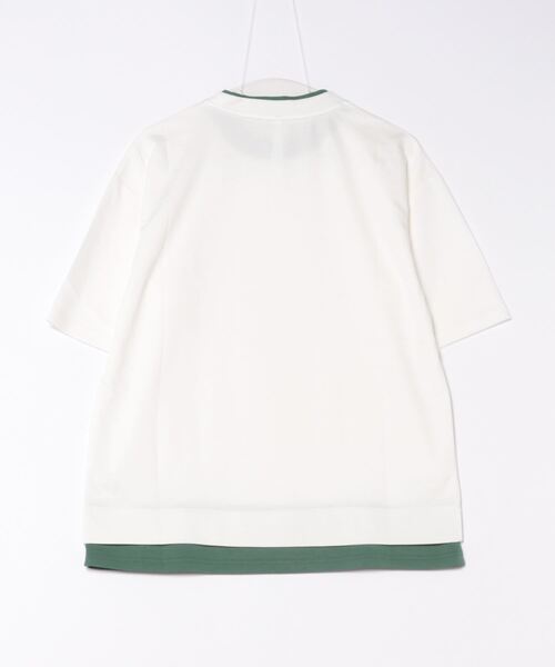 THISIS(ディスイズ)の「ダンボールニット フェイクレイヤー クルーTシャツ(Tシャツ/カットソー・メンズ・ホワイト/サックスブルー/ベージュ/ブラック・LARGE/X-LARGE/MEDIUM)」の5枚目の写真
