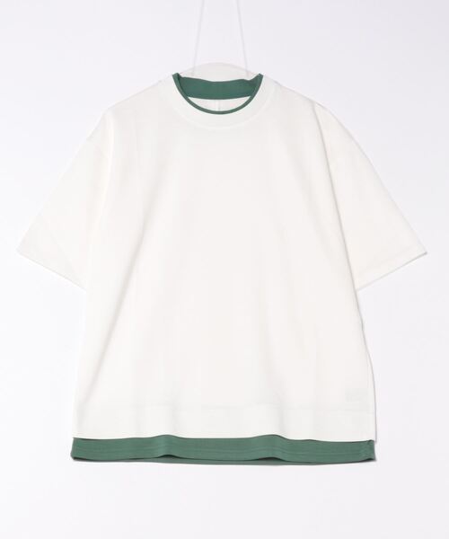 THISIS(ディスイズ)の「ダンボールニット フェイクレイヤー クルーTシャツ(Tシャツ/カットソー・メンズ・ホワイト/サックスブルー/ベージュ/ブラック・LARGE/X-LARGE/MEDIUM)」の6枚目の写真