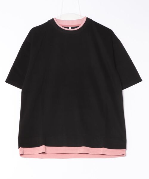 THISIS(ディスイズ)の「ダンボールニット フェイクレイヤー クルーTシャツ(Tシャツ/カットソー・メンズ・ホワイト/サックスブルー/ベージュ/ブラック・LARGE/X-LARGE/MEDIUM)」の7枚目の写真