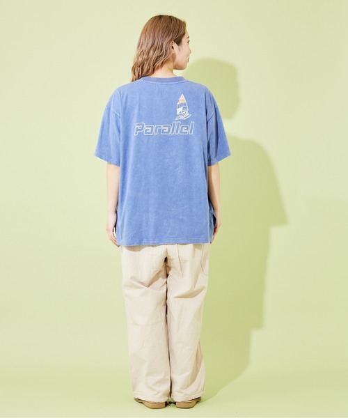 CUBE SUGAR（キューブシュガー）の「綿ボイルイージーカーゴパンツ（カーゴパンツ・レディース・スミクロ/オレンジ/カーキ/ナチュラル・M）」の8枚目の写真