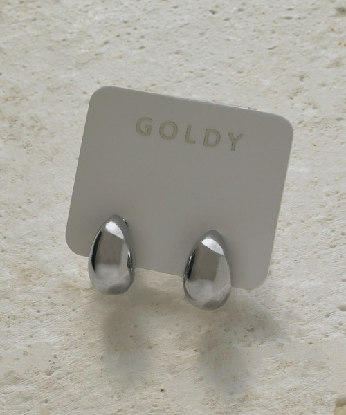 GOLDY(ゴールディ)の「ミニ メタル ドロップ イヤリング(イヤリング・レディース・ゴールド/シルバー系その他/ゴールド系その他/シルバー・FREE)」の7枚目の写真