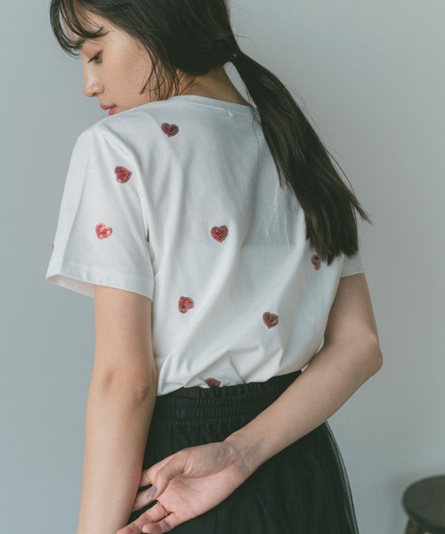 美品✨ VALENTINO リップスパンコール Tシャツ カットソー ホワイト org.jpg