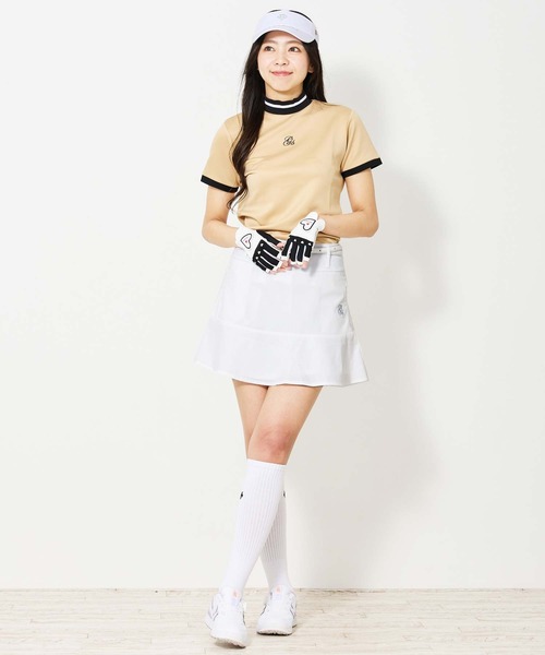 【セール】ゴルフスカート フレアスカート インナーパンツ付き ゴルフウェア ロゴ刺繍 レディース（ゴルフグッズ）｜TopIsm（トップイズム）