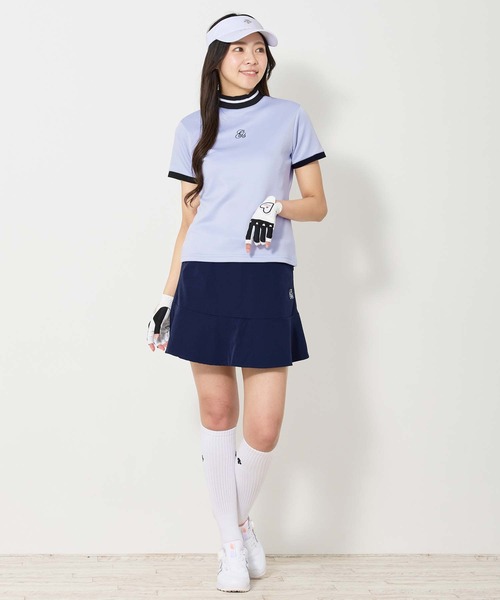 【セール】ゴルフスカート フレアスカート インナーパンツ付き ゴルフウェア ロゴ刺繍 レディース（ゴルフグッズ）｜TopIsm（トップイズム）