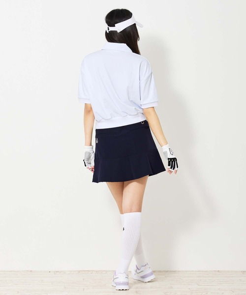 【セール】ゴルフスカート フレアスカート インナーパンツ付き ゴルフウェア ロゴ刺繍 レディース（ゴルフグッズ）｜TopIsm（トップイズム）