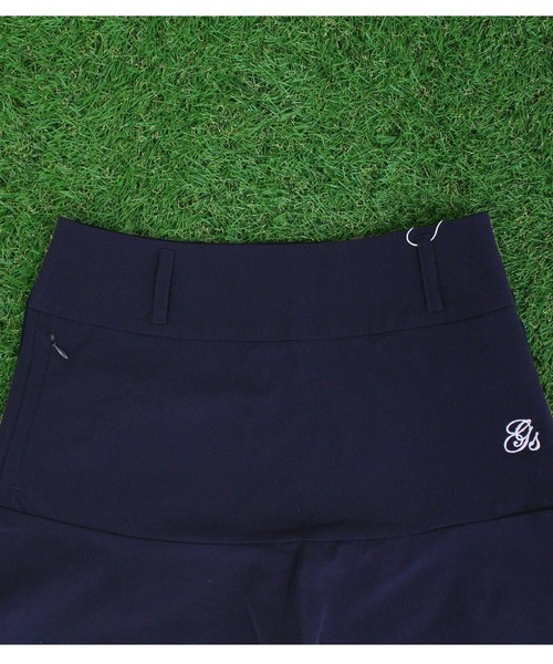 【セール】ゴルフスカート フレアスカート インナーパンツ付き ゴルフウェア ロゴ刺繍 レディース（ゴルフグッズ）｜TopIsm（トップイズム）