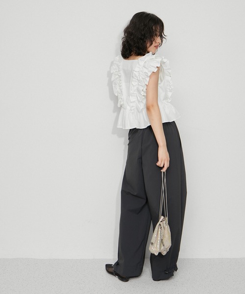 ADAM ET ROPE'（アダムエロペ）の「【サステナブル】ペタルフリル