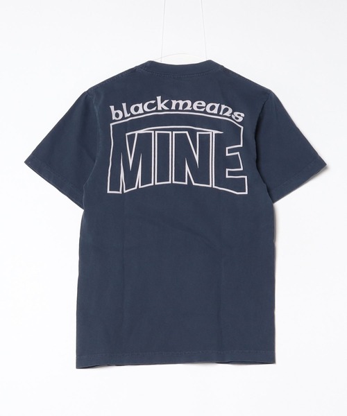 fridge（フリッジ）の「【MINE】マイン MINE×BLACKMEANS ＃03 S/S T-SHRT NAVY（Tシャツ/カットソー・メンズ・ネイビー・0/1/2/3/4/5）」の2枚目の写真