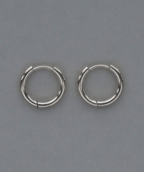 abaskdesign（アバスクデザイン）の「金属アレルギー対応 選べるサイズ シンプルフープステンレスピアス（ピアス（両耳用）・レディース・ゴールド系その他/シルバー系その他/ゴールド/シルバー/ゴールド系その他2/その他/シルバー系その他2・SMALL/X-SMALL/MEDIUM/LARGE）」の11枚目の写真