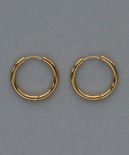 abaskdesign（アバスクデザイン）の「金属アレルギー対応 選べるサイズ シンプルフープステンレスピアス（ピアス（両耳用）・レディース・ゴールド系その他/シルバー系その他/ゴールド/シルバー/ゴールド系その他2/その他/シルバー系その他2・SMALL/X-SMALL/MEDIUM/LARGE）」の12枚目の写真