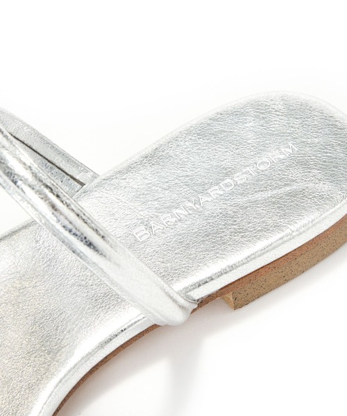 BARNYARDSTORM（バンヤードストーム）の「BARNYARDSTORM / ライントング（サンダル・レディース・ブラック/シルバー・S/M/L）」の11枚目の写真