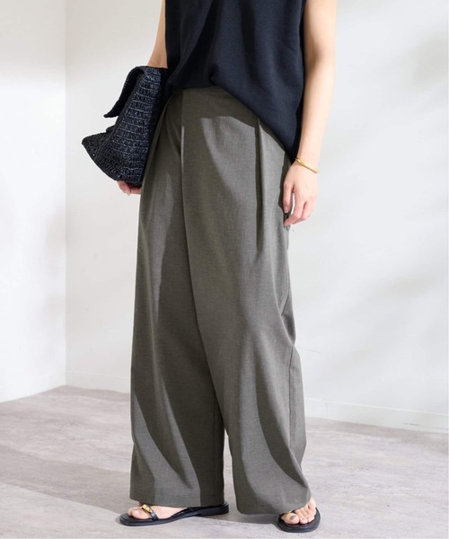 極美品✨フレームワーク 接結ワイドプルオーバー 24AW ゆったり F グレー フレームワーク FRAMeWORK WOOLブークレジャージー （ナチュラル