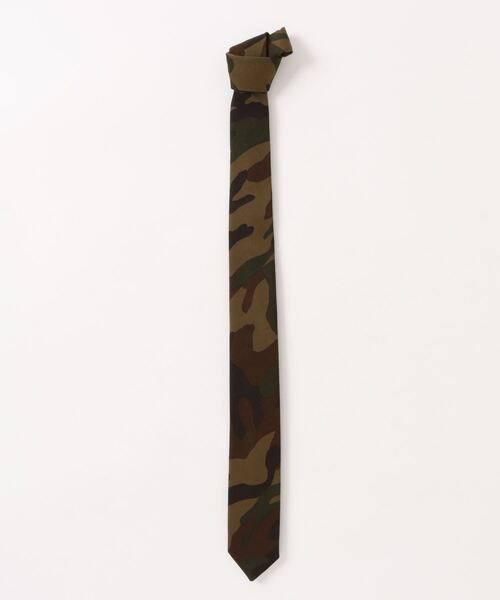 THE MORNING AFTER（ザ モーニング アフター）の「5cmコットンカモフラネクタイ（ネクタイ・メンズ・グリーン/ネイビー/アイボリー・FREE）」の2枚目の写真